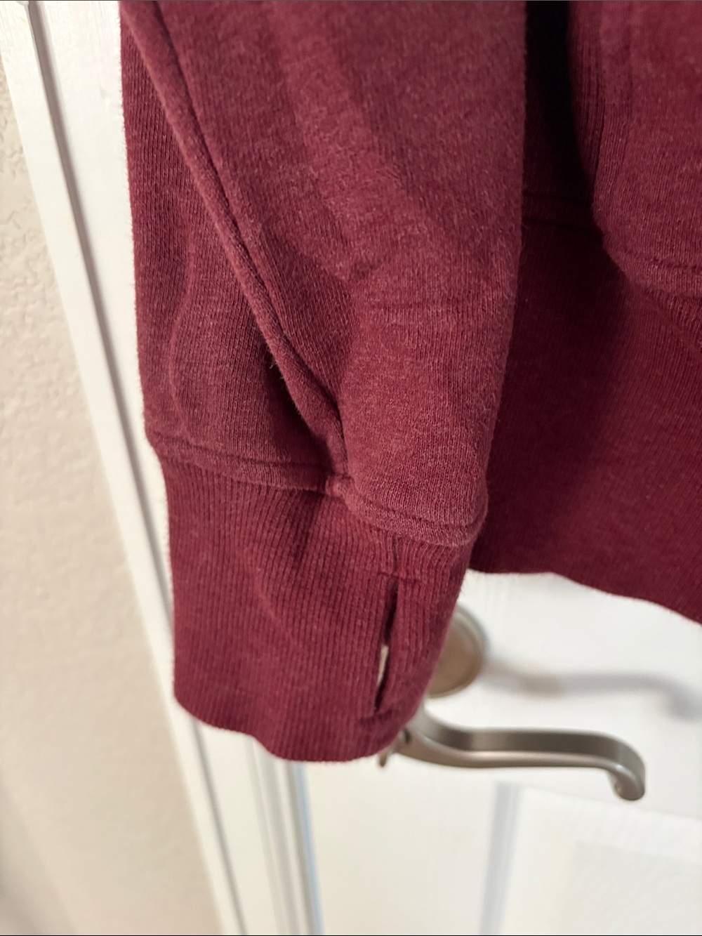 LULULEMON Heathered Smoky Red Full Zip Scuba Plus size 16 XXL - Picture 6 of 7